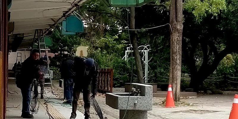 三民國小復興樓拆建工程正如火如荼的進行