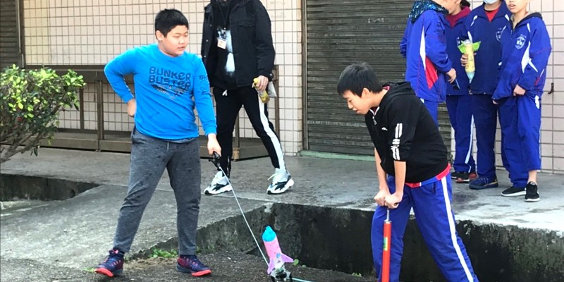 107學年度寒假「霍格華斯成長營」-水火箭DIY