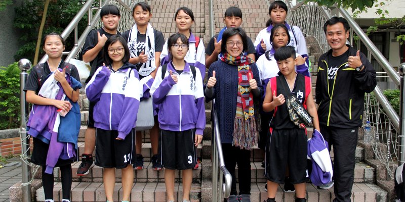 內湖國中女子籃球隊參加107學年度國中乙級籃球聯賽