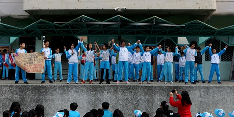 中心德目小劇場--五年十班進行品德教育宣導