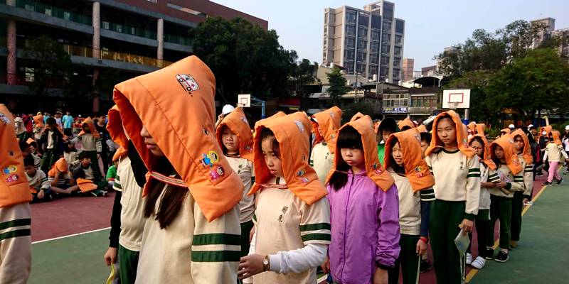 關東國小107學年度國家防災日避難疏散演練-5