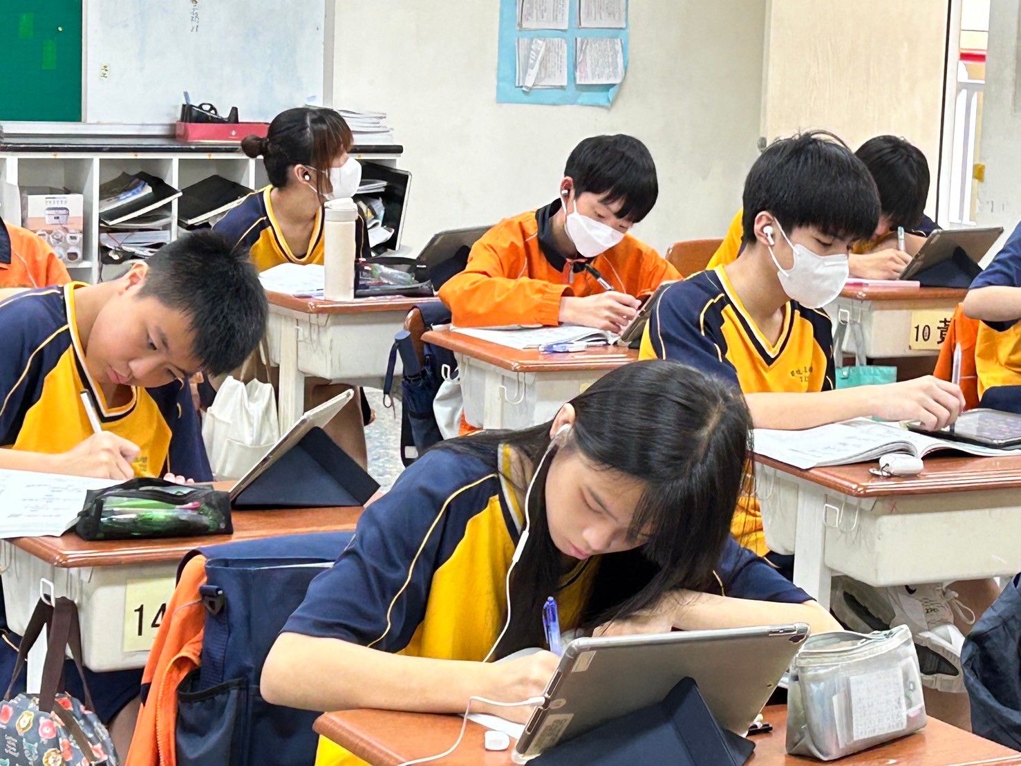 竹光國中國文課堂有聲有色活動照片