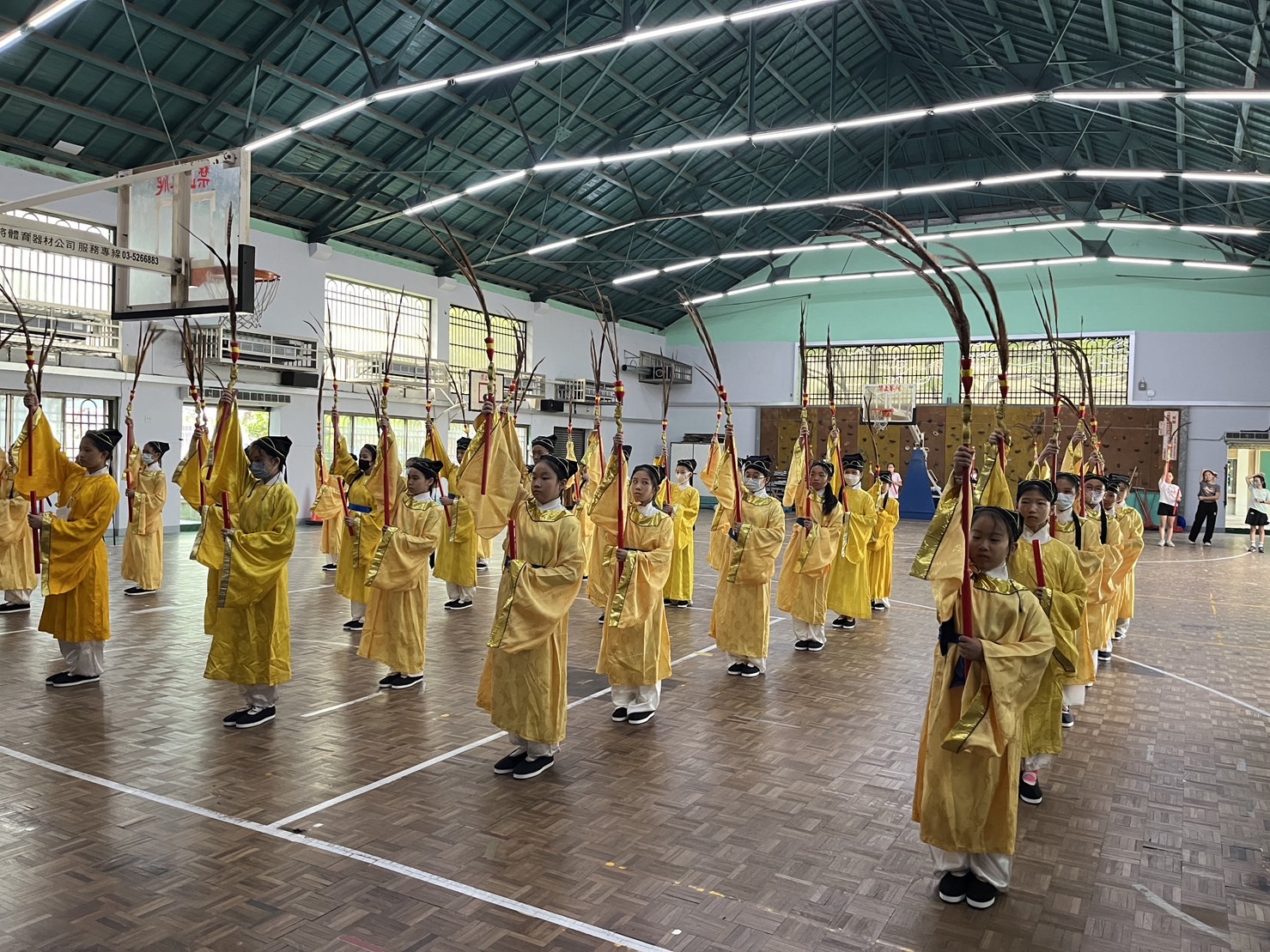 舞蹈班祭孔六佾舞彩排活動照片