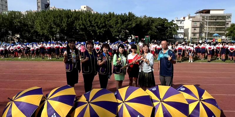 同濟會社福愛心傘溫暖竹小校園