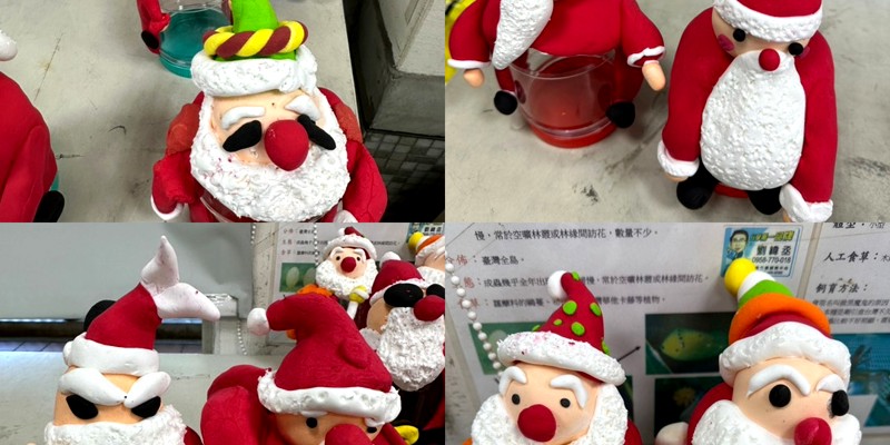 課後六班-紙黏土聖誕燈