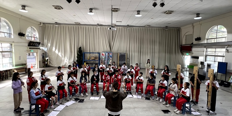 竹小直笛團賽前集訓