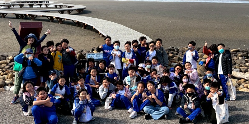 朝山國小探訪賞蟹步道　走進香山濕地的生態教室