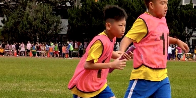 展現榮譽感的大隊接力