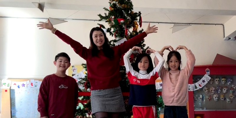 新住民語師生繪聖誕、慶聖誕