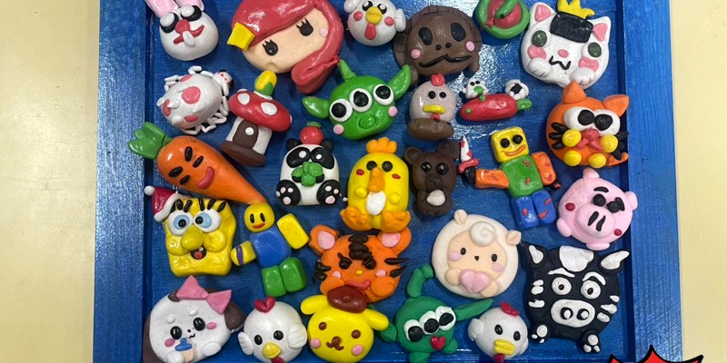 南寮國小藝術課程分享~六年級創意黏土課作品