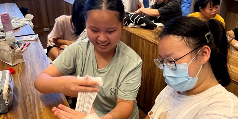 建功高中114學年第一學期技藝教育課程醫護職群上課狀況系列報導之一