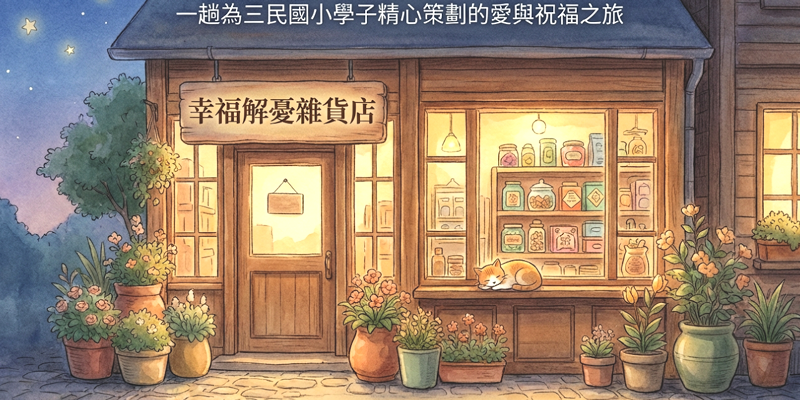 暖陽下的愛與祝福！「幸福解憂雜貨店」馬力全開-用愛點亮孩子的心
