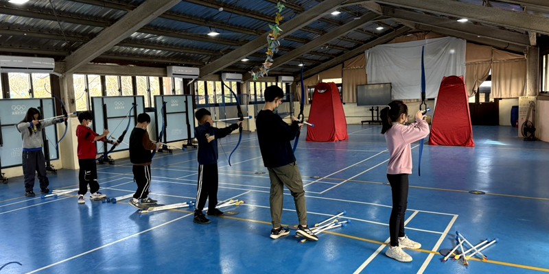 寒假射箭育樂營登場　南隘國小推廣射箭運動