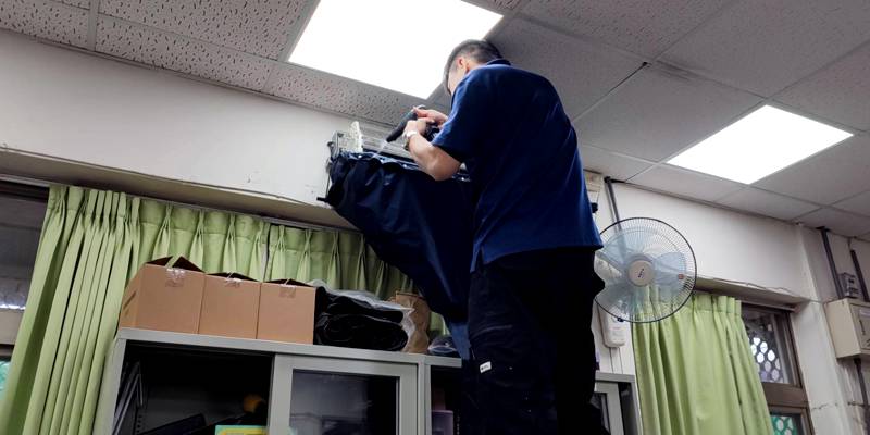 校園空調清洗作業