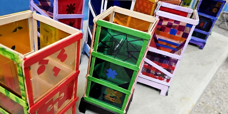 五年級藝術課｜燈座設計・點亮新年新希望