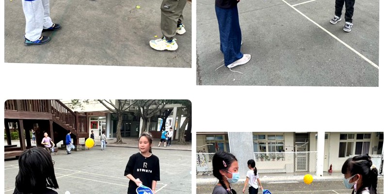 民富國小今日匹克球體驗課!