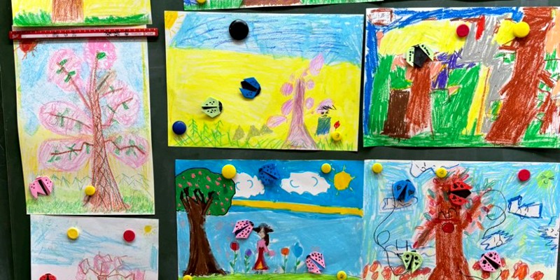 課後照顧班-彩繪櫻花樹