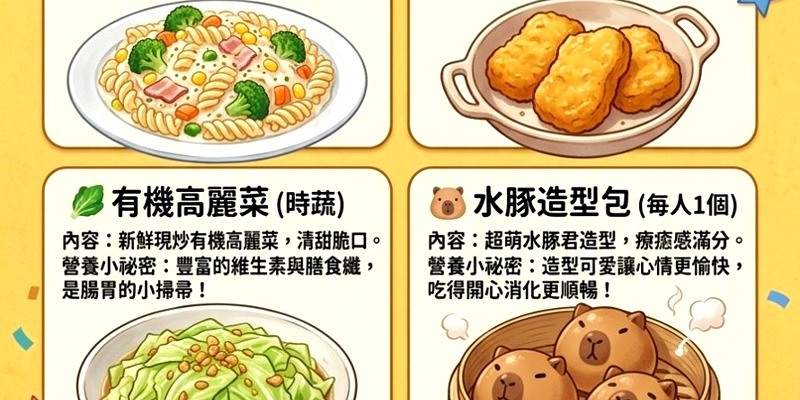 竹小兒童節特餐-療癒人心的卡皮巴拉