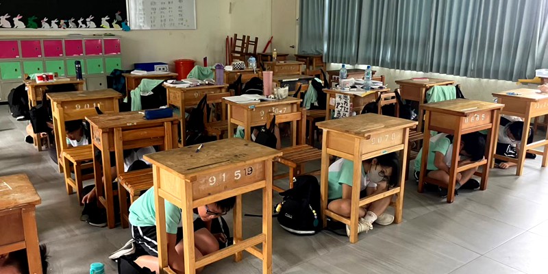 114學年度第2學期成德高中校園災害防救演練