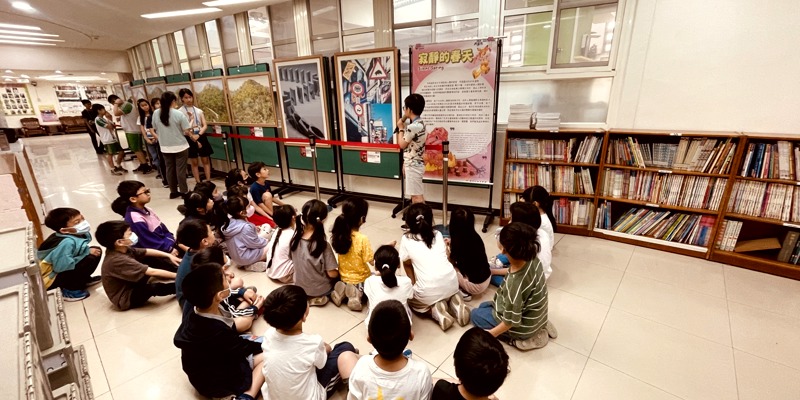 專心聆聽、踴躍分享　三民學子深度體驗《遇見大未來》展覽