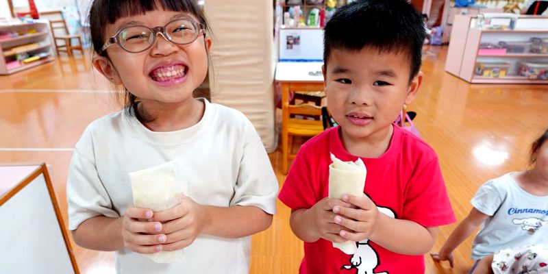 虎林附幼-食育教育潤餅diy