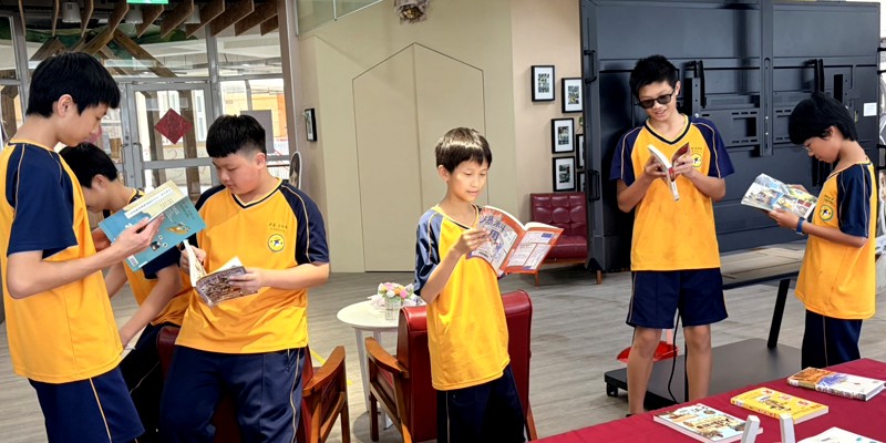 竹光國中「歷史冒險閱讀季」登場　從漫畫到故事帶領學生穿越古今
