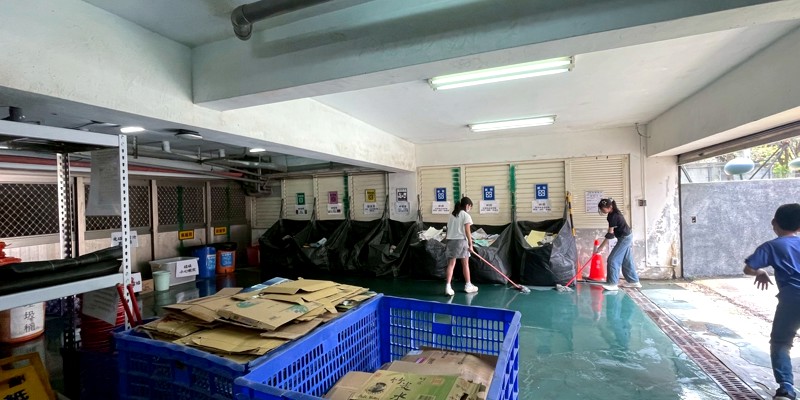 回收室重啟新風貌——分類更有序，環保更到位