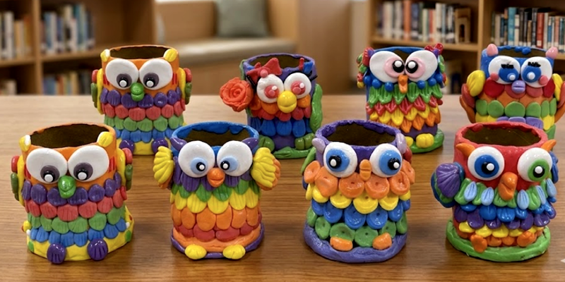 南寮國小藝術課程分享~六年級捏塑森林守護者