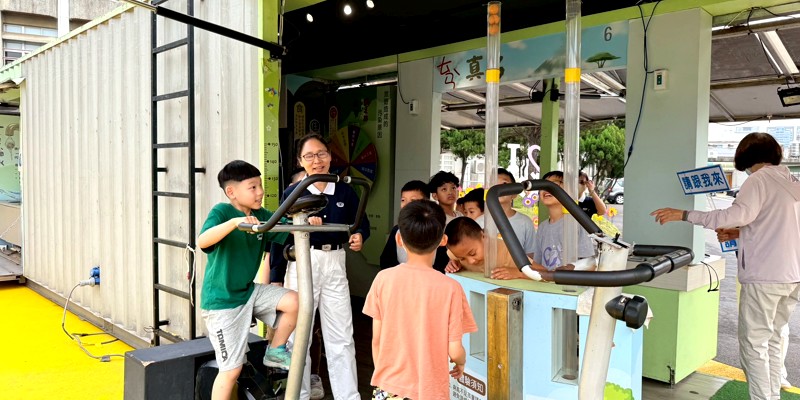 🌍 行動環保教育車進駐水源！為地球許下一個綠色約定 🌿