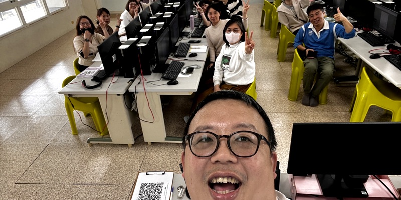 竹光國中攜手高峰國小 生成式 AI 融入教學經驗雙向交流