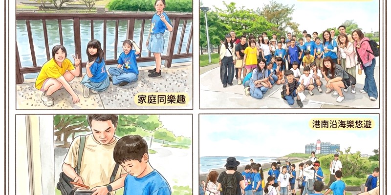 竹市校園智慧通之探索智慧通：「港南運河公園大探索」，親師生數位登入與活動現場應用體驗