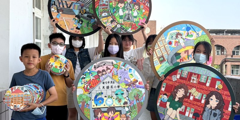 六年級藝術作品展登場　在校園風景中看見孩子的未來想像