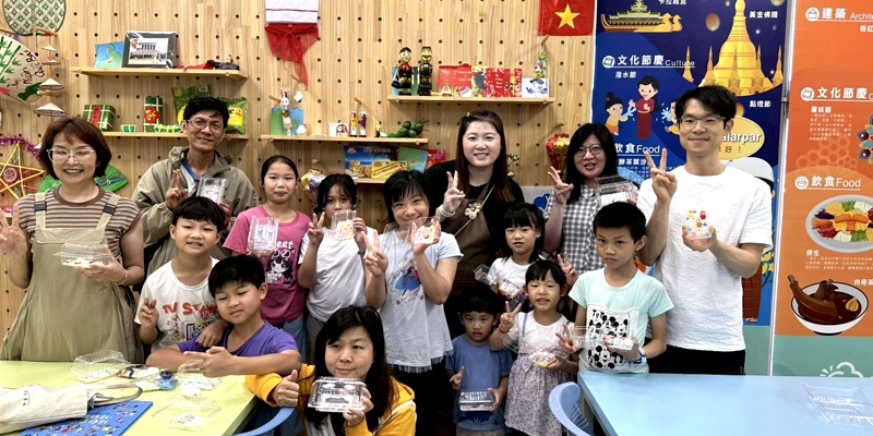 新住民學習中心親子繪本花園　閱讀與手作點亮多元幸福