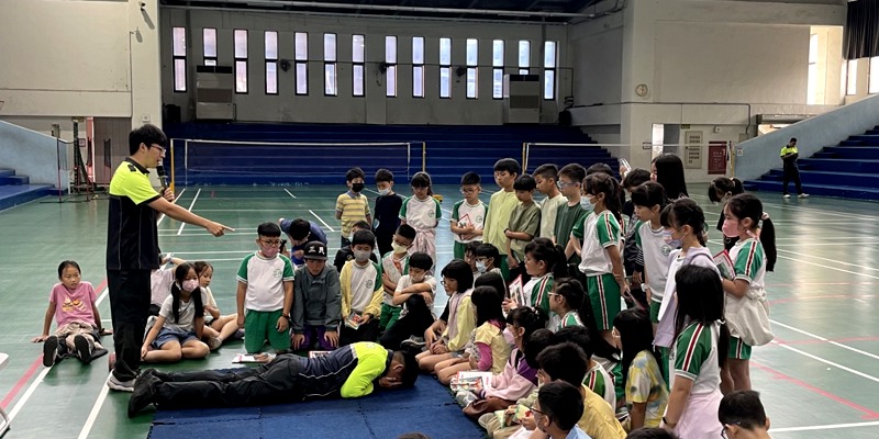消防護照學習啟動　三民孩子在體驗中建立防災力