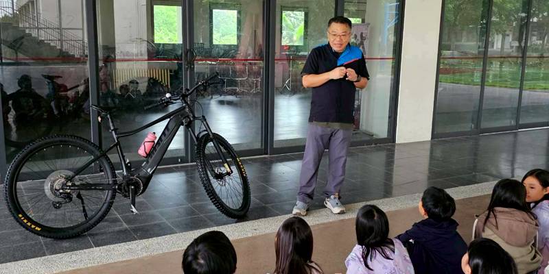水源國小辦理三年級學生自行車安全講座