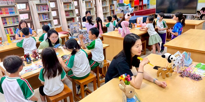 🧸三民圖書室打造低焦慮故事角落，點亮一年級口語表達素養