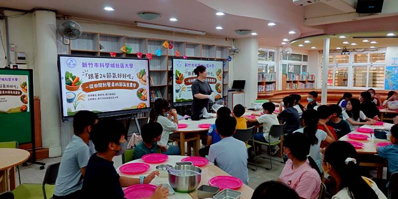 民富國小推動節氣食農教育－跟著24節氣好好吃，從田間到餐桌學健康飲食。