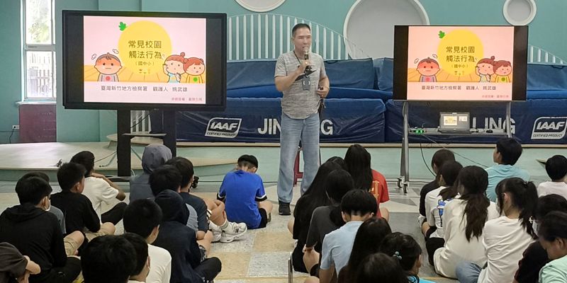 扎根法治、友善校園！北門國小法治教育宣導 姚武雄觀護人引領學子明辨是非