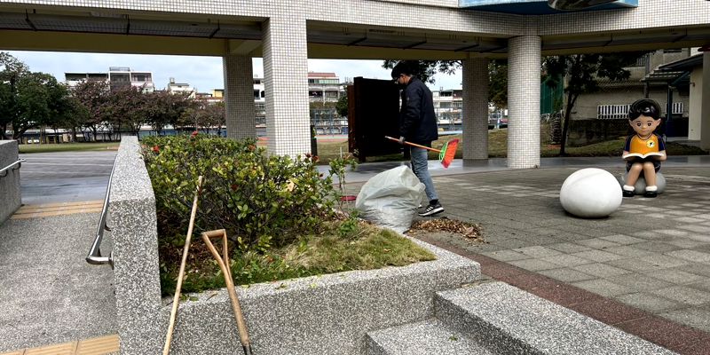 綠意盎然 校園煥新 竹光國中總務處用心維護