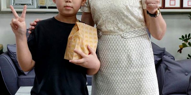 水源國小二年級葉同學闖千關，成為英語字彙王!