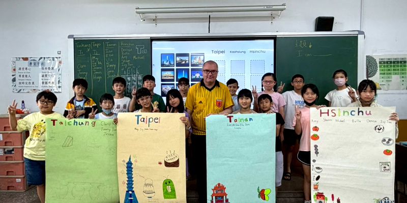 夏日樂學開跑！新竹國小「小小外交家」營隊帶領學生與世界連結