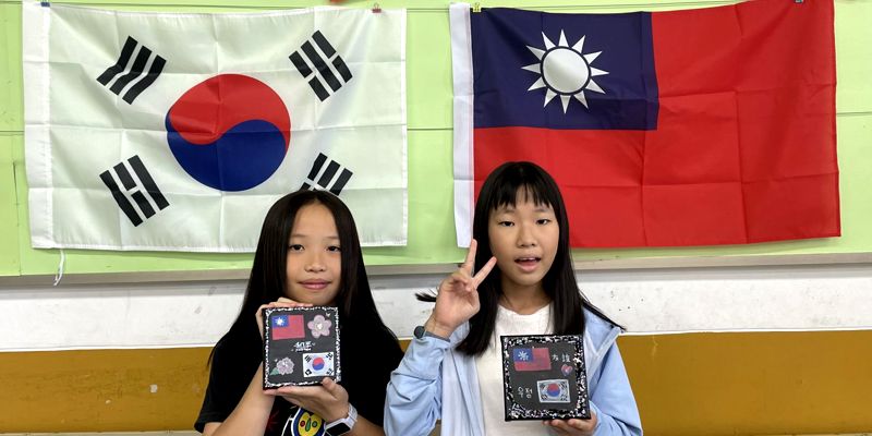 夏日樂學第五天　開箱韓國文化箱　跨國友誼再升溫
