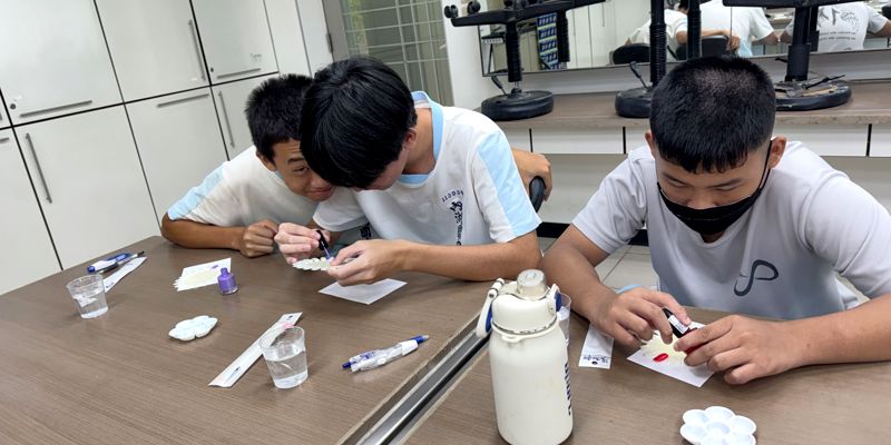 內湖國中技藝班出任務！光復高中指尖藝術大挑戰