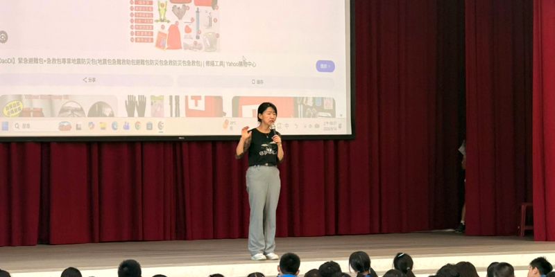 落實防災防護！本校朝會舉行地震演練與安全宣導