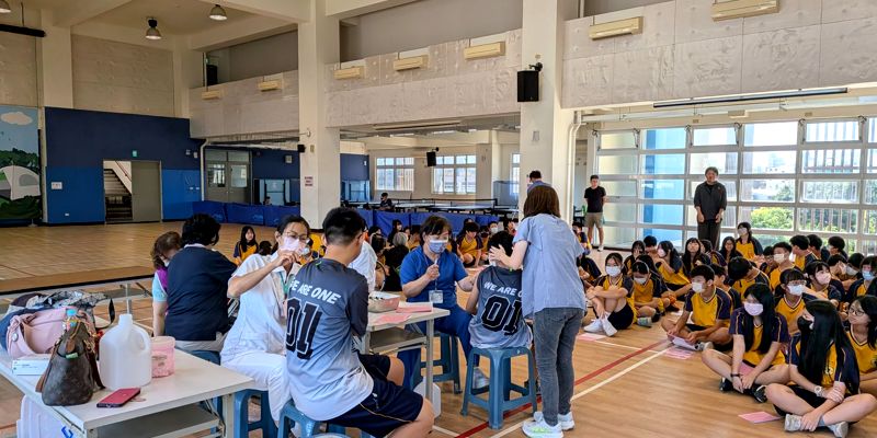 竹光國中八年級施打HPV疫苗　攜手守護學生健康