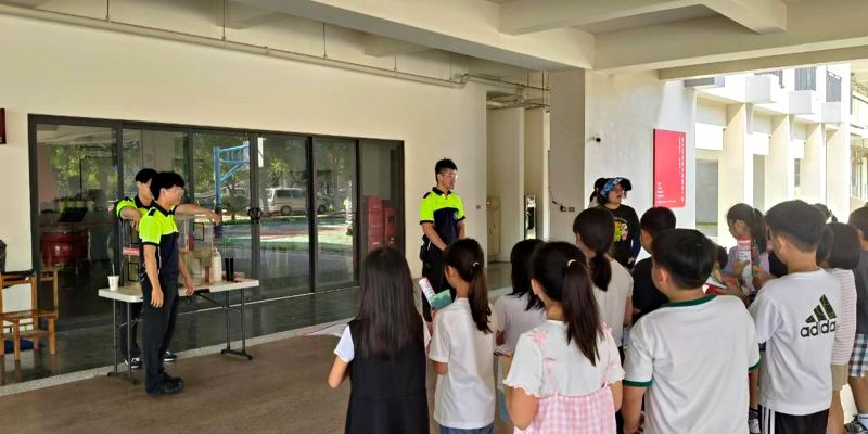 水源國小四年級消防護照闖關-實作體驗扎根防災安全教育