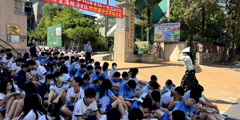新竹市立培英國中 115年國家防災日地震避難掩護演練圓滿完成