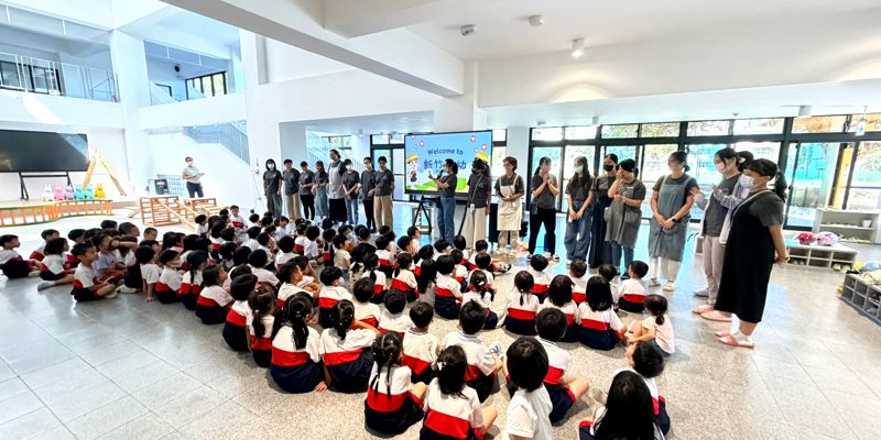 本學期第一次幼兒園晨會~