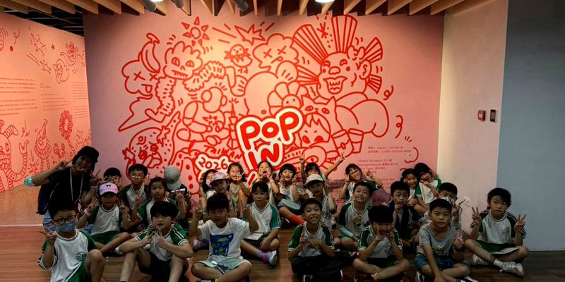 二年級班群的國際普普藝術探索：「新竹241藝術空間」看展趣，「POP IN」！