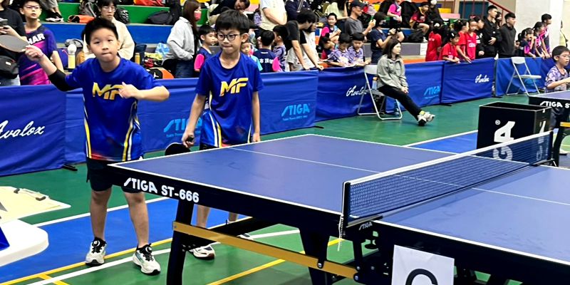 民富國小桌球隊參加115年小學桌球聯賽